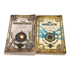 The Warlock & The Enchantress Michael Scott Fantasy Series Softcover Lot Flamel
